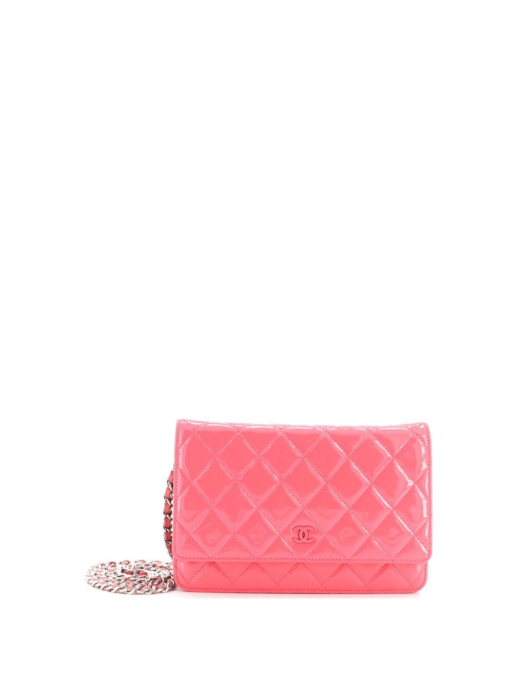 Chanel Wallet On Chain Quilted Patent #374710C19B